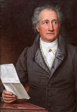 Das Gleiche lässt uns in Ruhe, aber der Widerspruch ist es, der uns produktiv macht“.(Johann Wolfgang von Goethe, Schriftsteller 1749-1832) Bild: Wikipedia